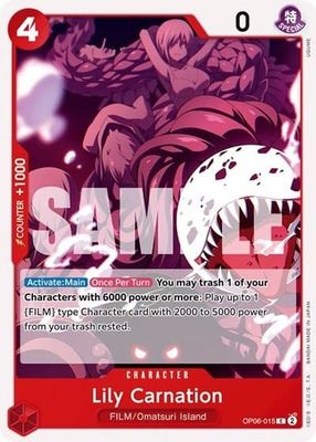 Lily Carnation - OP06-015 (Normal, C)