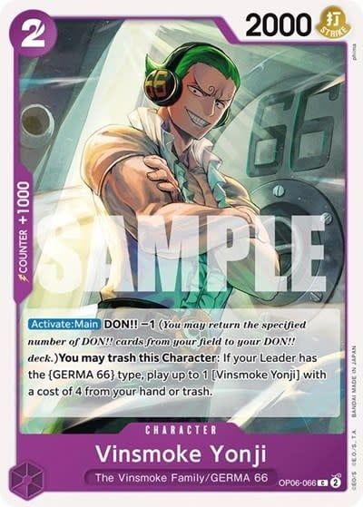 Vinsmoke Yonji (066) - OP06-066 (Normal, C)