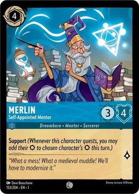 Merlin - Self-Appointed Mentor - 153/204 (Normal, Common)