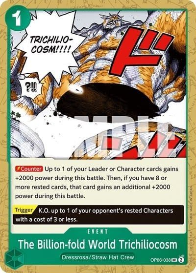 The Billion-fold World Trichiliocosm - OP06-038 (Normal, UC)