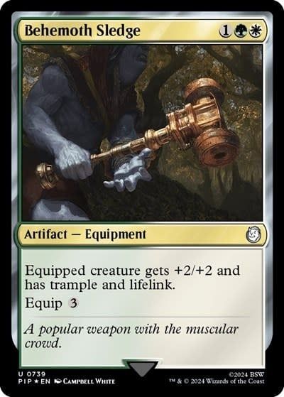 Behemoth Sledge (Surge Foil) - 739 (Foil, U)
