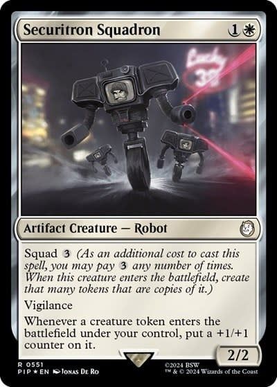 Securitron Squadron (Surge Foil) - 551 (Foil, R)