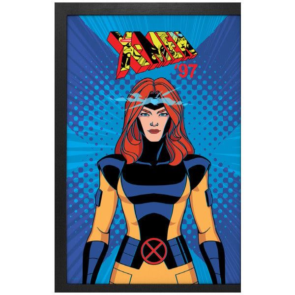 X-Men &#39;97 Jean Grey Portrait - 11&quot; x 17&quot; Framed Print