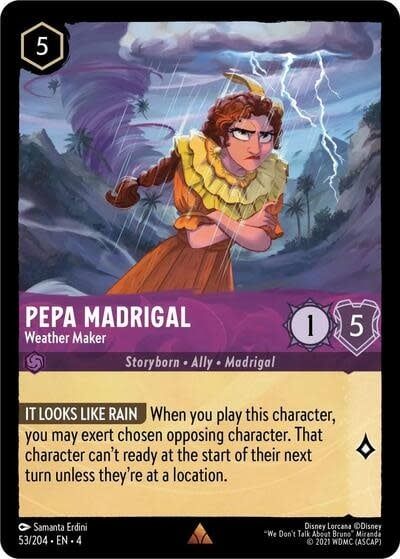 Pepa Madrigal - Weather Maker - 53/204 (Normal, Rare)