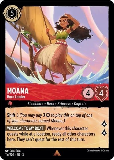 Moana - Born Leader - 116/204 (Normal, Rare)