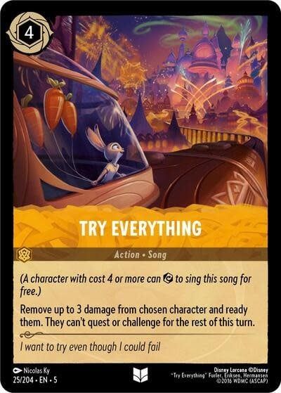 Try Everything - 25/204 (Normal, Uncommon)