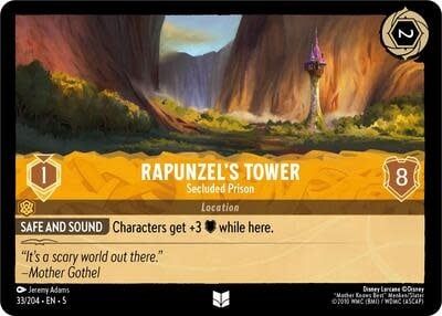 Rapunzel&#39;s Tower - Secluded Prison - 33/204 (Normal, Uncommon)