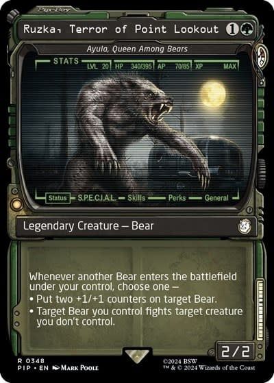 Ruzka, Terror of Point Lookout - Ayula, Queen Among Bears (Showcase) - 348 (Foil, R)