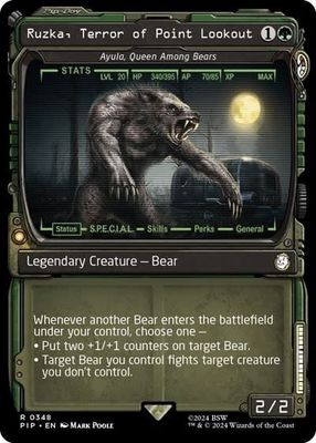 Ruzka, Terror of Point Lookout - Ayula, Queen Among Bears (Showcase) - 348 (Foil, R)