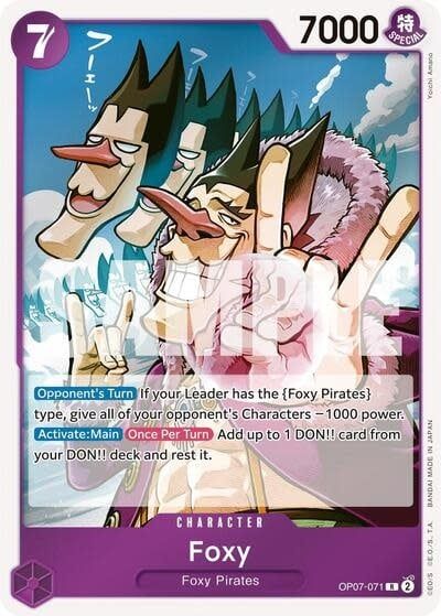 Foxy (071) - OP07-071 (Foil, R)