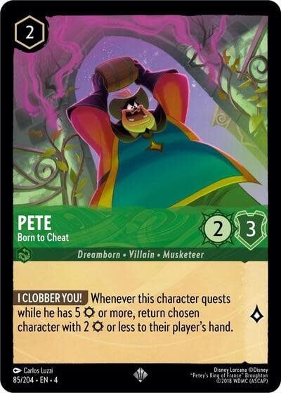 Pete - Born to Cheat - 85/204 (Normal, Super Rare)