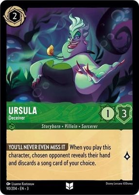 Ursula - Deceiver - 90/204 (Normal, Uncommon)