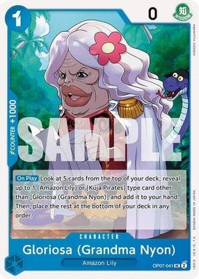 Gloriosa (Grandma Nyon) - OP07-041 (Normal, UC)