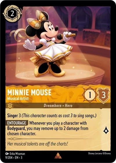 Minnie Mouse - Musical Artist - 9/204 (Normal, Rare)