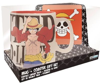 One Piece - Luffy Mug &amp; Coaster Set