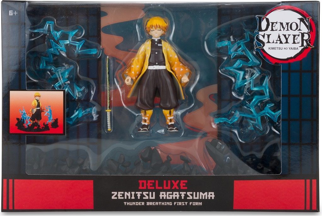 Demon Slayer: Kimetsu no Yaiba - Zenitsu W/ Thunder Breath Action Figure (Wave 1)