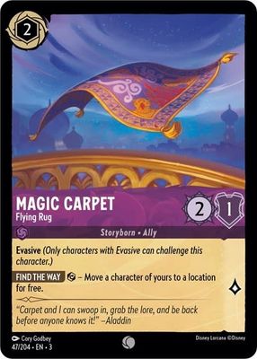 Magic Carpet - Flying Rug - 47/204 (Cold Foil, Common)