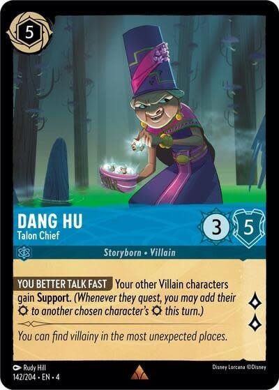 Dang Hu - Talon Chief - 142/204 (Normal, Rare)
