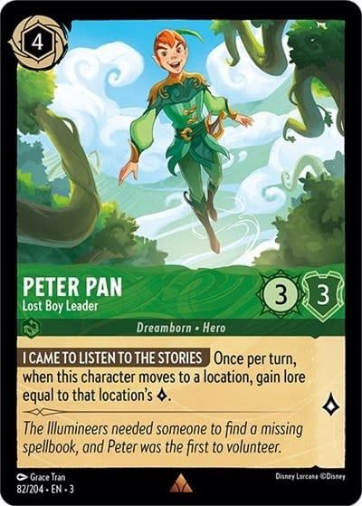 Peter Pan - Lost Boy Leader - 82/204 (Normal, Rare)