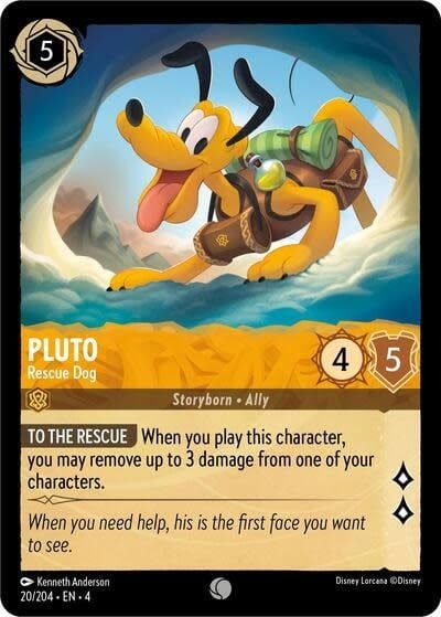 Pluto - Rescue Dog - 20/204 (Cold Foil, Common)