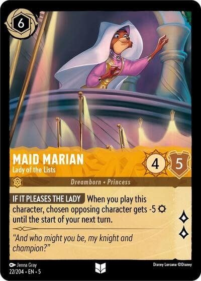 Maid Marian - Lady of the Lists - 22/204 (Normal, Uncommon)