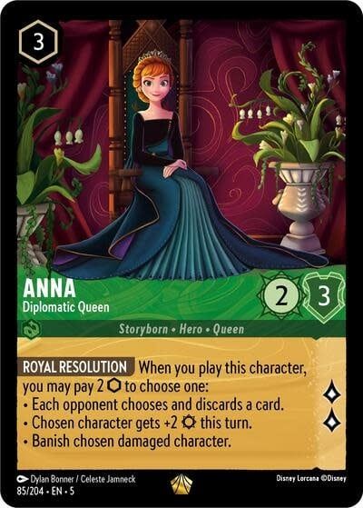Anna - Diplomatic Queen - 85/204 (Normal, Legendary)