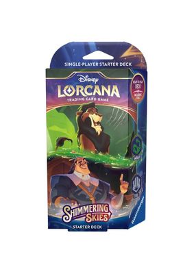 Disney Lorcana - Shimmering Skies Starter Deck (Emerald/Steel)