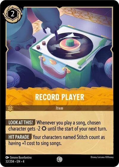 Record Player - 32/204 (Normal, Common)