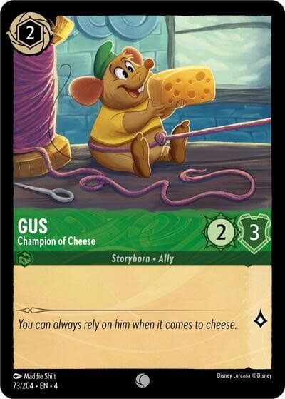 Gus - Champion of Cheese - 73/204 (Normal, Common)