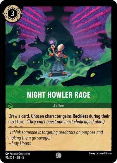 Night Howler Rage - 95/204 (Normal, Common)