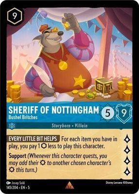 Sheriff of Nottingham - Bushel Britches - 145/204 (Normal, Rare)