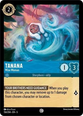 Tanana - Wise Woman - 156/204 (Normal, Common)