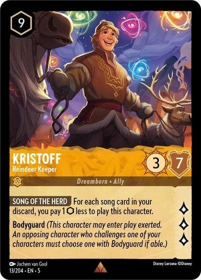Kristoff - Reindeer Keeper - 13/204 (Normal, Rare)