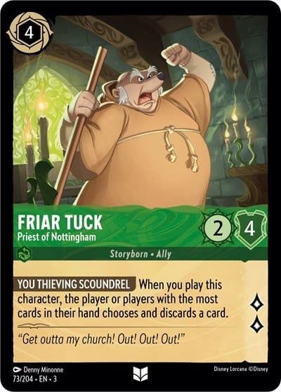 Friar Tuck - Priest of Nottingham - 73/204 (Normal, Uncommon)