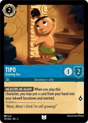 Tipo - Growing Son - 157/204 (Normal, Uncommon)