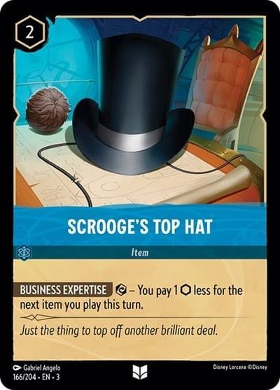 Scrooge&#39;s Top Hat - 166/204 (Cold Foil, Uncommon)