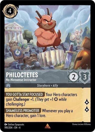 Philoctetes - No-Nonsense Instructor - 190/204 (Normal, Rare)