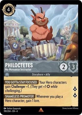Philoctetes - No-Nonsense Instructor - 190/204 (Normal, Rare)
