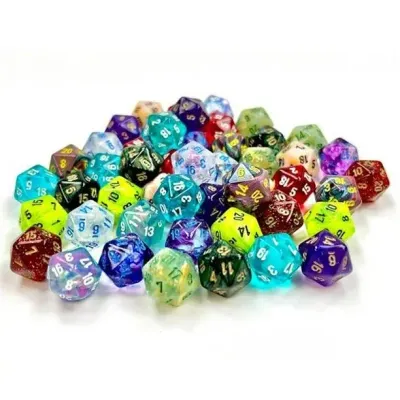 Mini Polyhedral Assorted D20