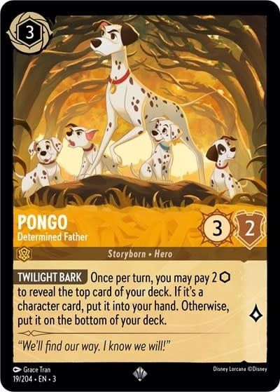 Pongo - Determined Father - 19/204 (Normal, Super Rare)