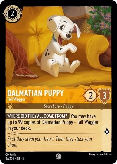 Dalmatian Puppy - Tail Wagger (4a/204) (Normal, Common)