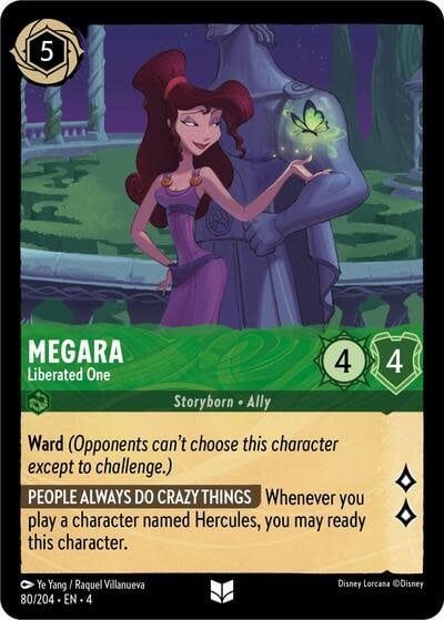 Megara - Liberated One - 80/204 (Normal, Uncommon)