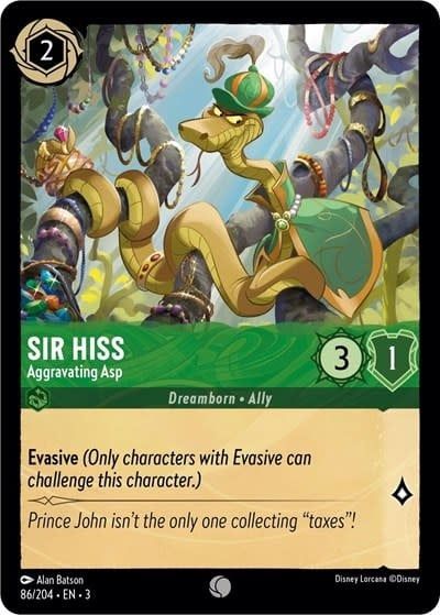 Sir Hiss - Aggravating Asp - 86/204 (Normal, Common)