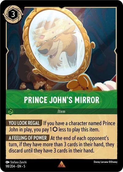 Prince John&#39;s Mirror - 98/204 (Normal, Rare)
