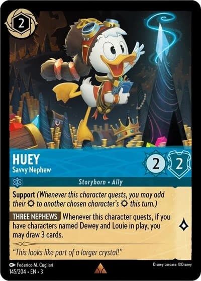 Huey - Savvy Nephew - 145/204 (Normal, Rare)