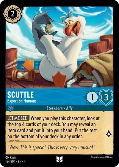 Scuttle - Expert on Humans - 154/204 (Normal, Uncommon)