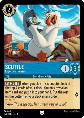 Scuttle - Expert on Humans - 154/204 (Normal, Uncommon)
