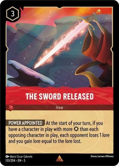 The Sword Released - 133/204 (Normal, Rare)