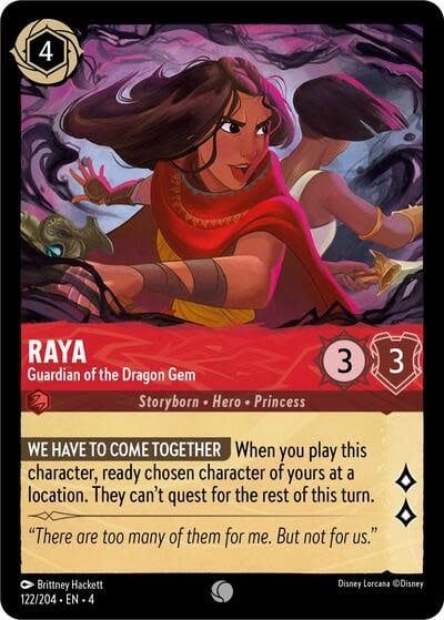 Raya - Guardian of the Dragon Gem - 122/204 (Normal, Common)