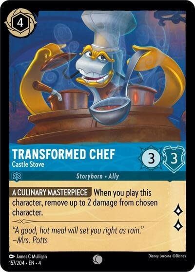 Transformed Chef - Castle Stove - 157/204 (Normal, Common)